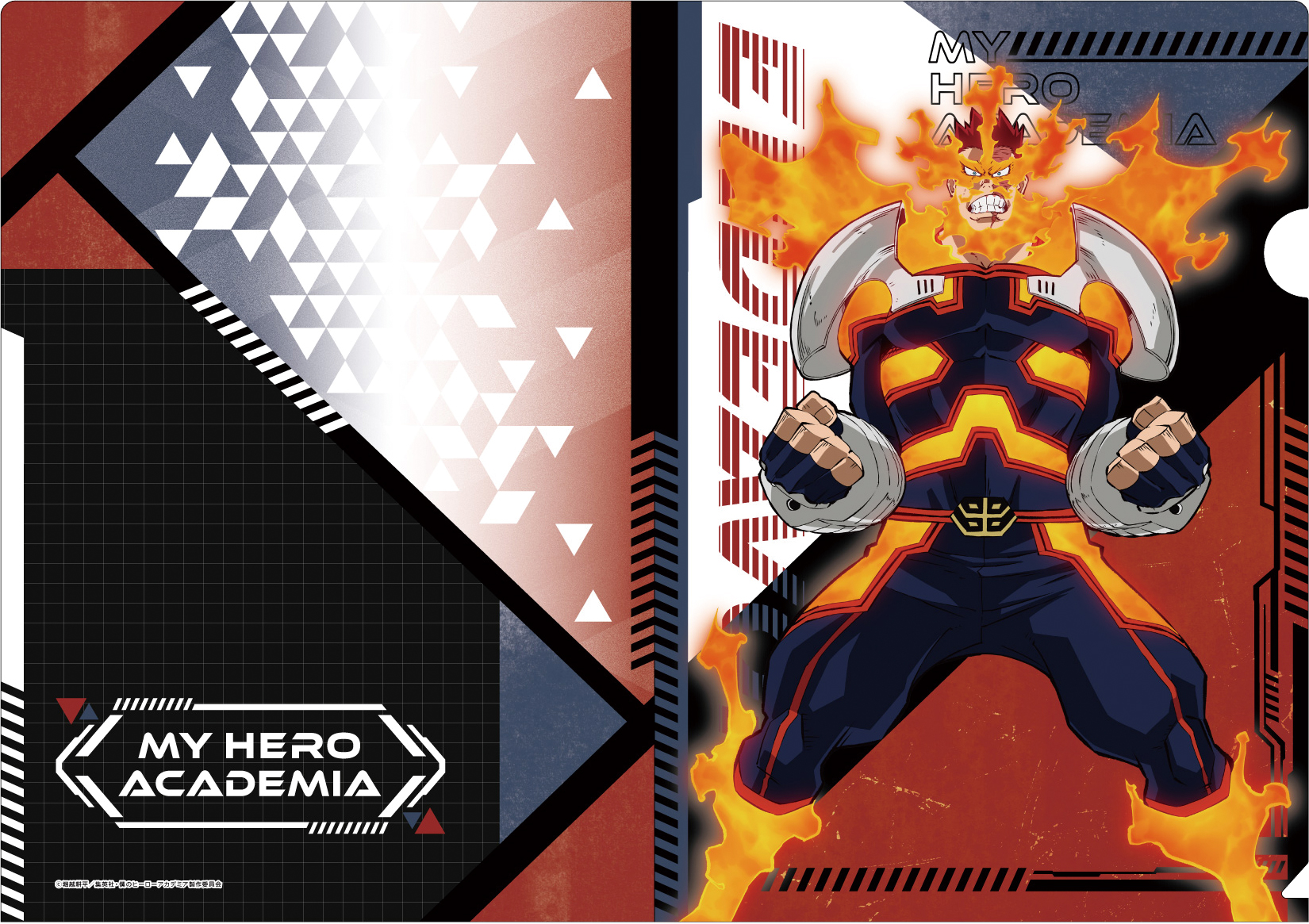 僕のヒーローアカデミア_ 描き下ろしクリアファイルセット【戦闘ver.】【C】エンデヴァー&ホークス