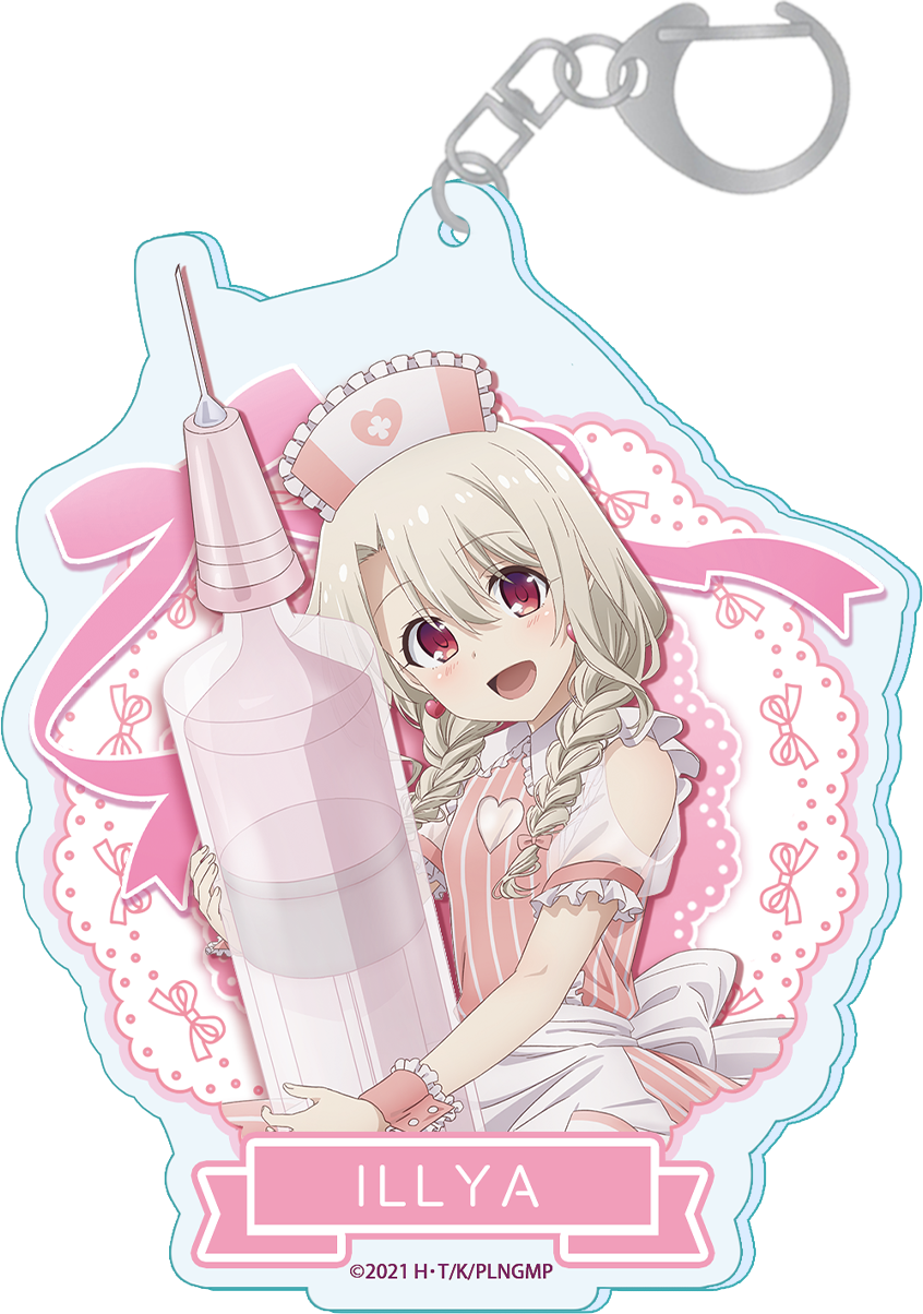 劇場版 Fate/kaleid liner プリズマ☆イリヤ Licht 名前の無い少女_描き下ろし【ナースメイド】アクリルキーホルダー(イリヤ)