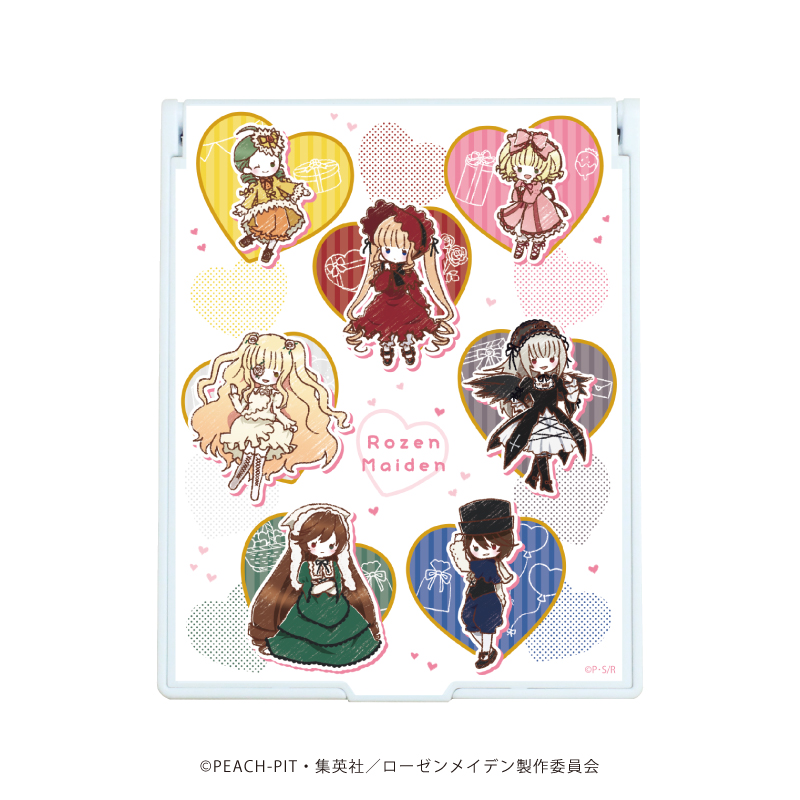 ローゼンメイデン_デカキャラミラー 05/集合デザイン バレンタインver,(グラフアートイラスト)
