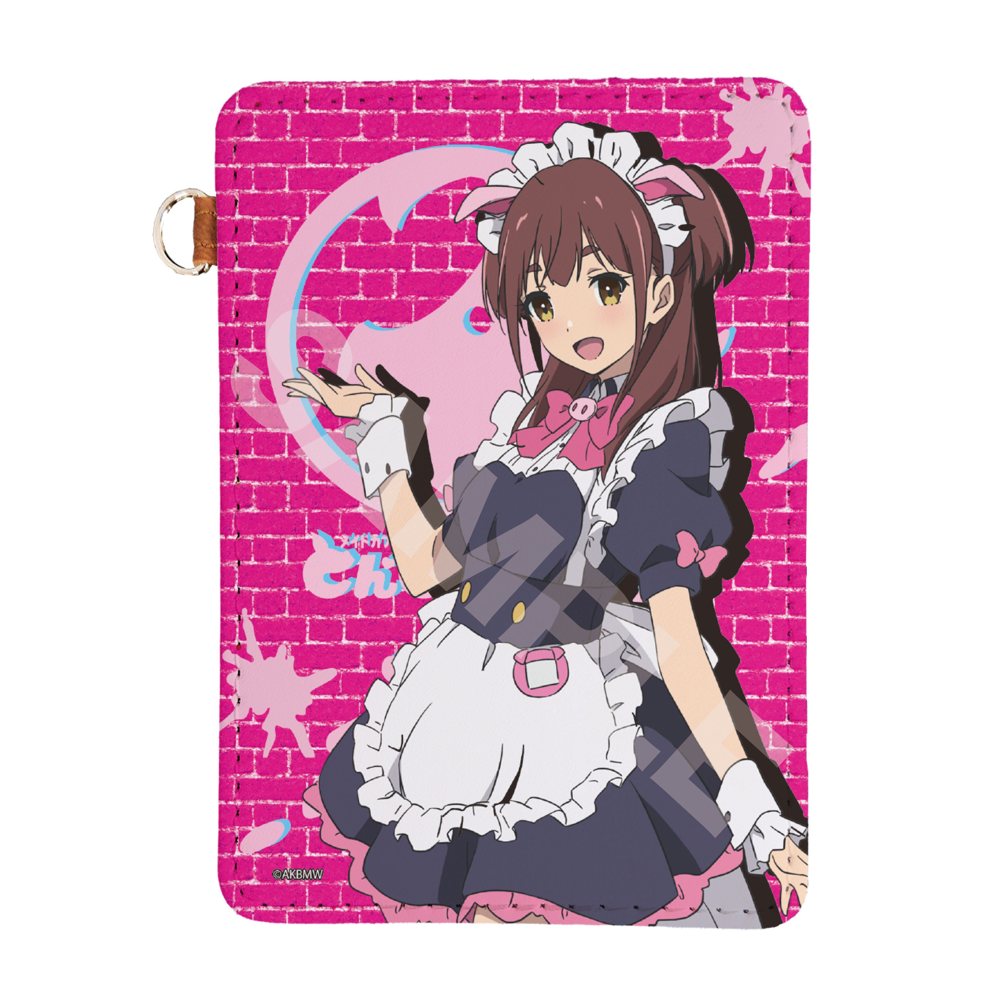 アキバ冥途戦争_レザーパスケース /01 なごみ