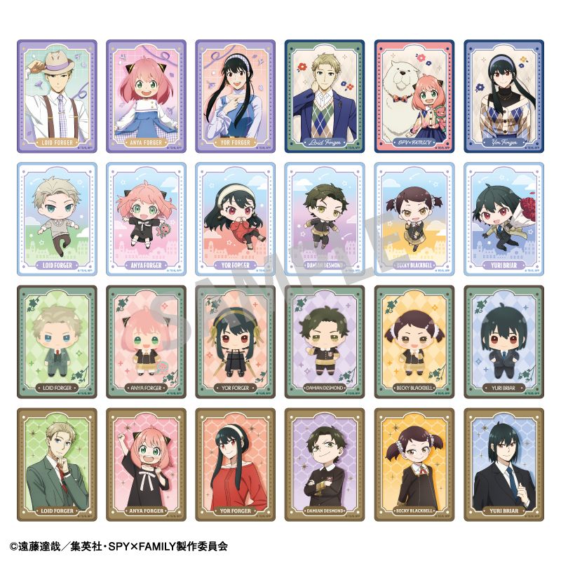 アニメイト　SCF　スパイファミリー　キラカード SPY×FAMILY_picharmトレーディングクリアカード 1BOX | SPY×FAMILY