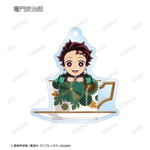 Demon Slayer: Kimetsu no Yaiba Trading Mini Character Teacup Ver. Acrylic Keychain (Unit/Single Item)