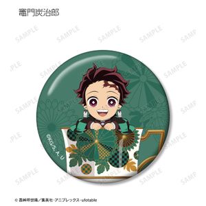 Demon Slayer: Kimetsu no Yaiba Trading Mini Character Teacup Ver. Can Badge (Unit/Single Item)