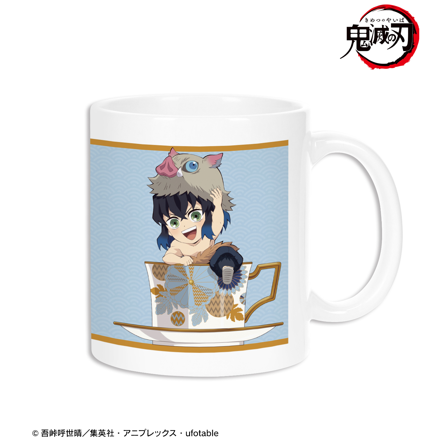 鬼滅の刃_嘴平伊之助 みにきゃら ティーカップver. マグカップ