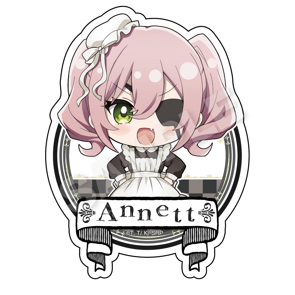 スパイ教室_ダイカットステッカー アネット