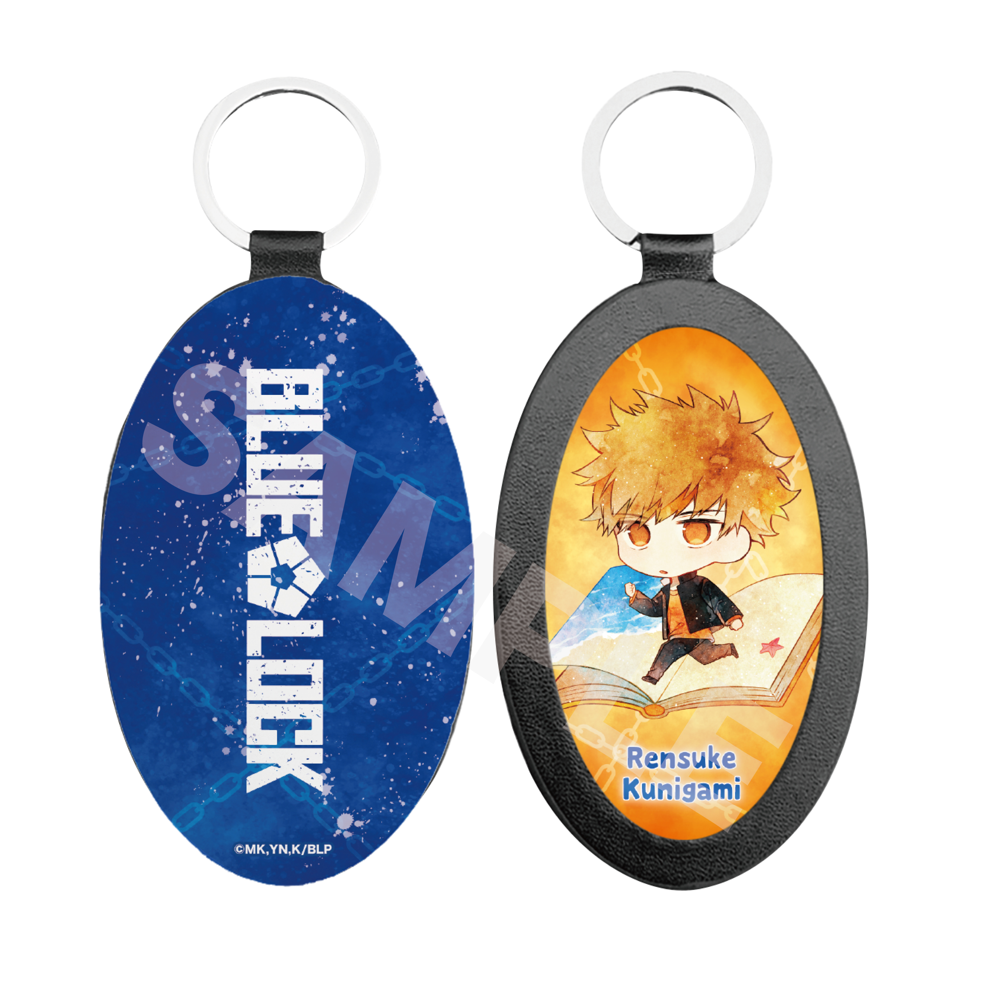 ブルーロック_キャラでるアート レザーキーホルダー /13 國神 錬介(ミニキャラ)