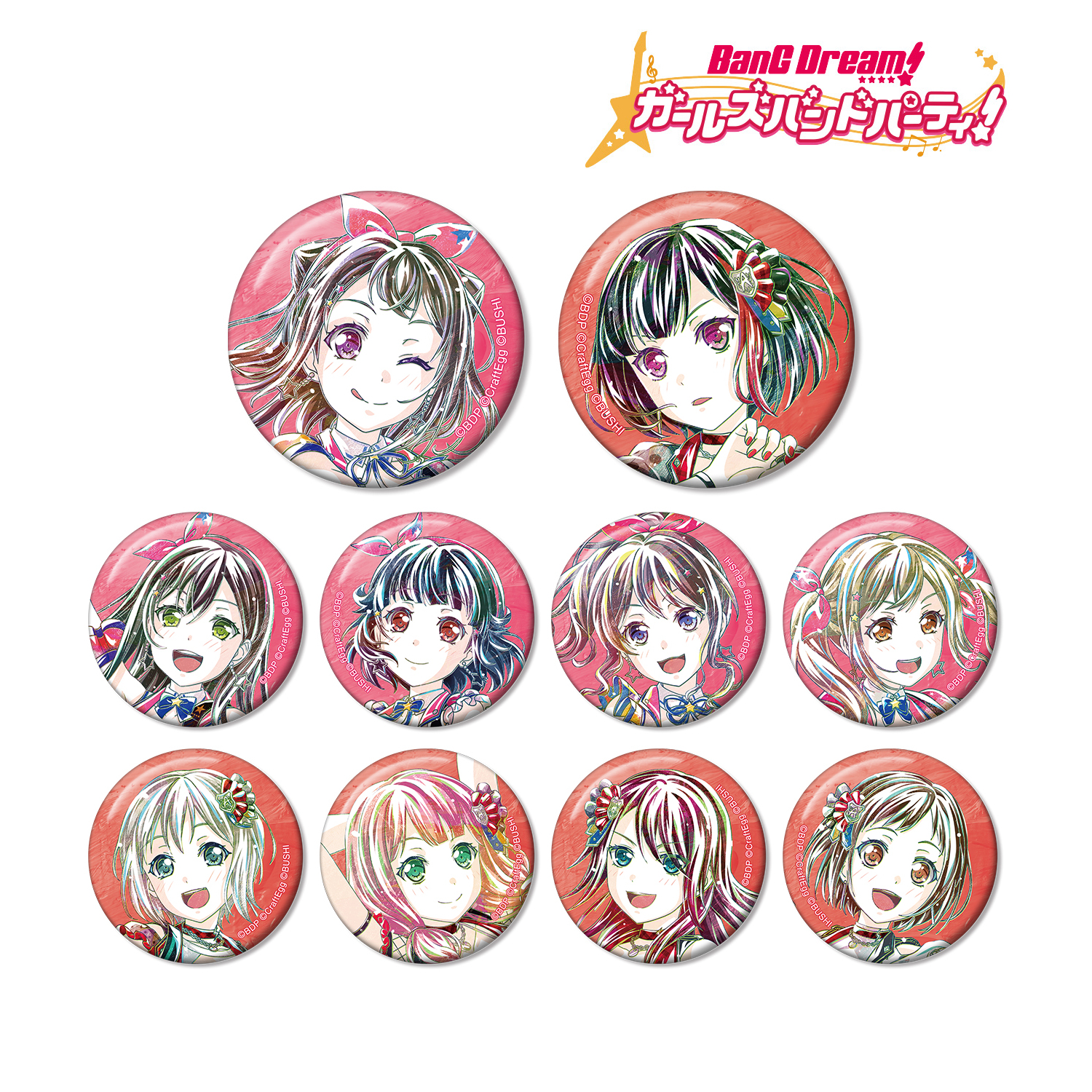 BanG Dream!（バンドリ！）_トレーディング Ani-Art 第4弾 缶バッジ ver.A(単位/BOX)