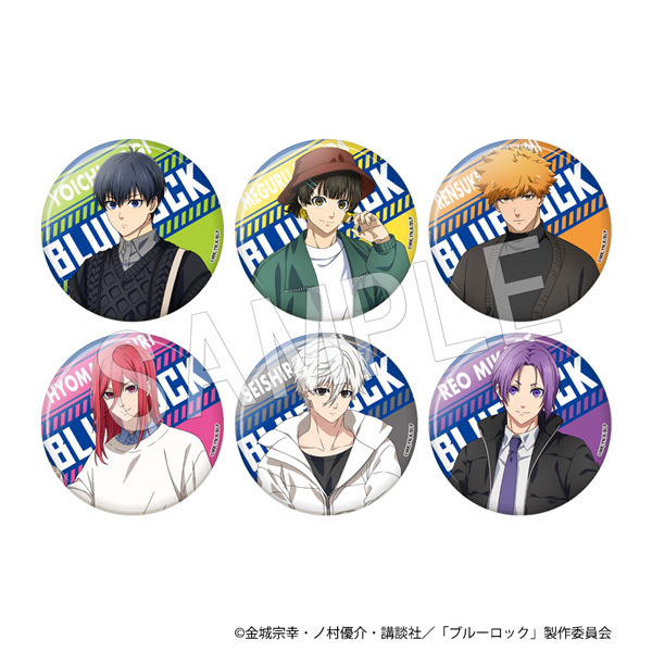 ブルーロック_トレーディング缶バッジ(ランダムホロ入り) 私服ver. | j