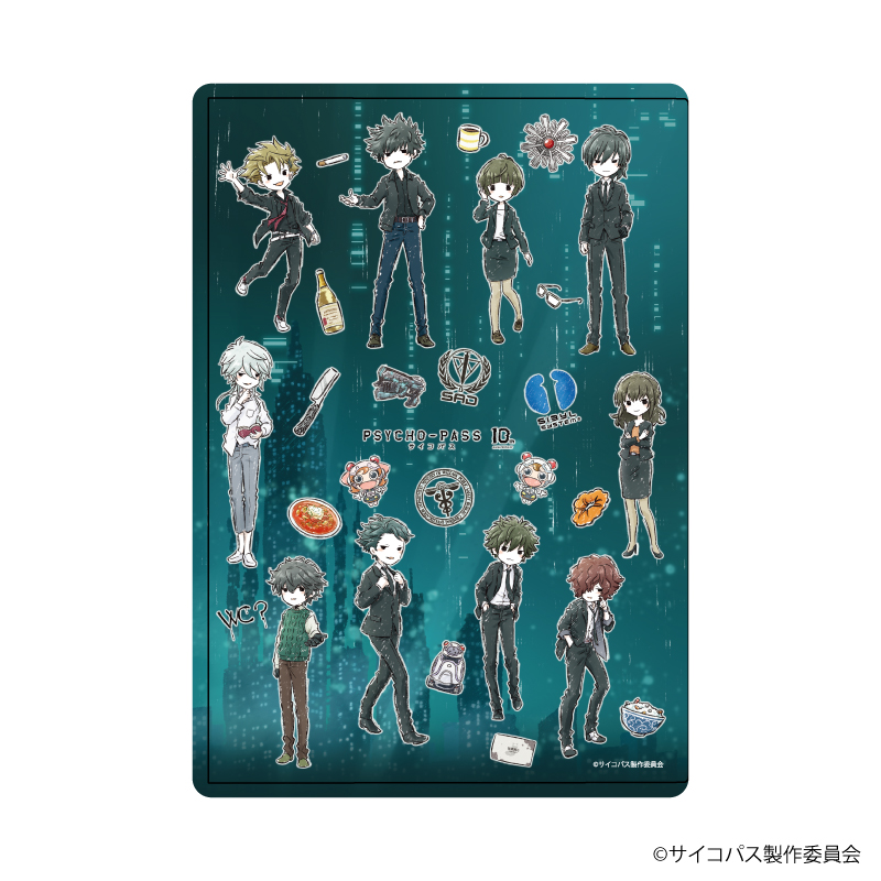 PSYCHO-PASS 10th ANNIVERSARY_キャラクリアケース01/一枚絵デザイン(グラフアートイラスト)