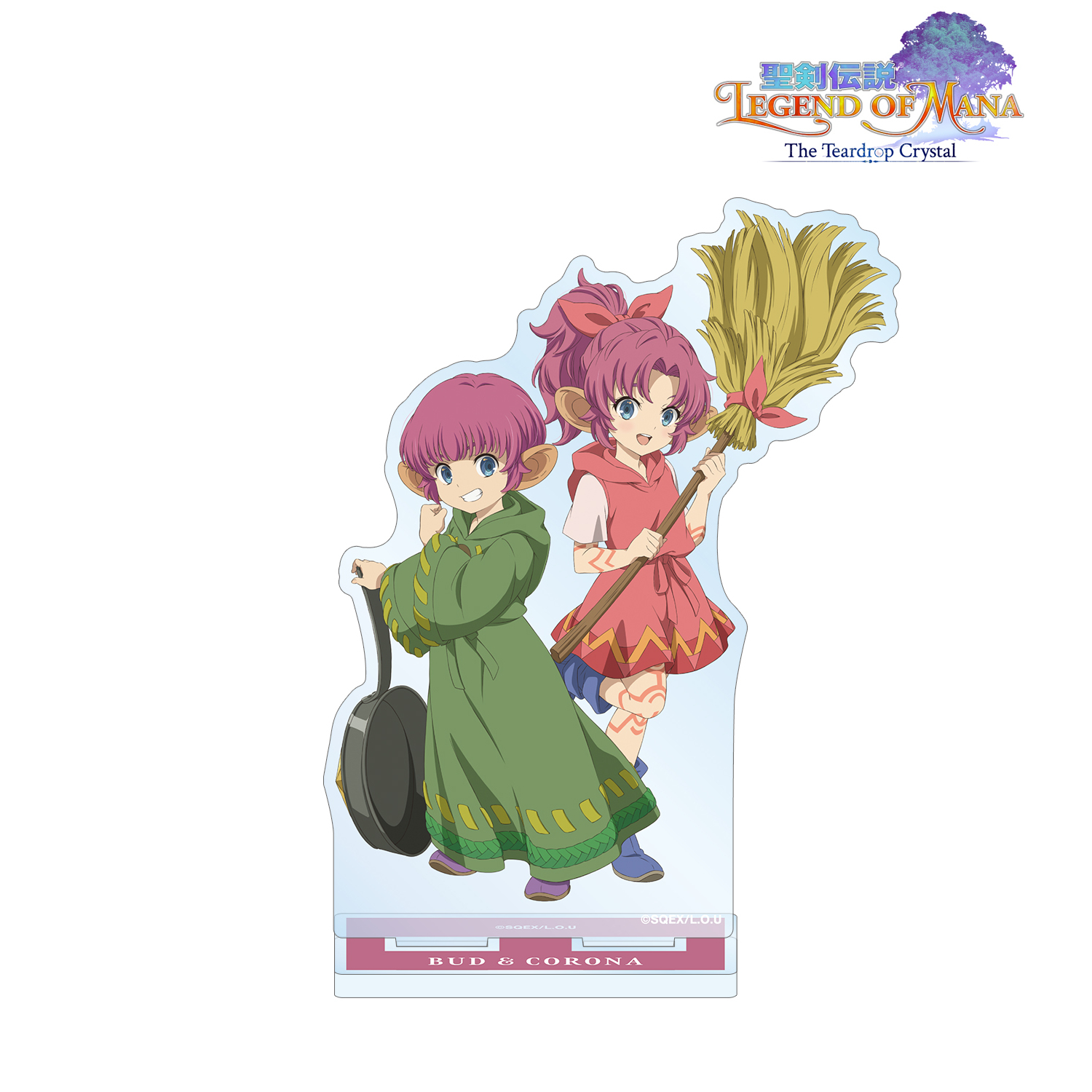 聖剣伝説 Legend of Mana -The Teardrop Crystal-_バド＆コロナ BIGアクリルスタンド