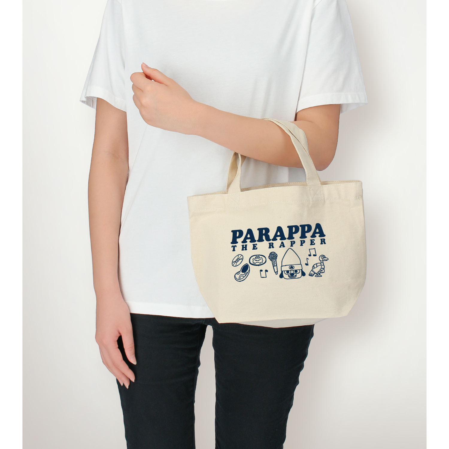 本日金曜日で販売終了‼︎★完売品★貴重‼︎PARAPPA トートバッグ パラッパラッパー_ランチトートバッグ | 公式グッズ・公式