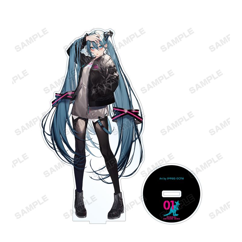 初音ミク_KANGOL®コラボ 描き下ろしイラスト 初音ミク Art by かやはら