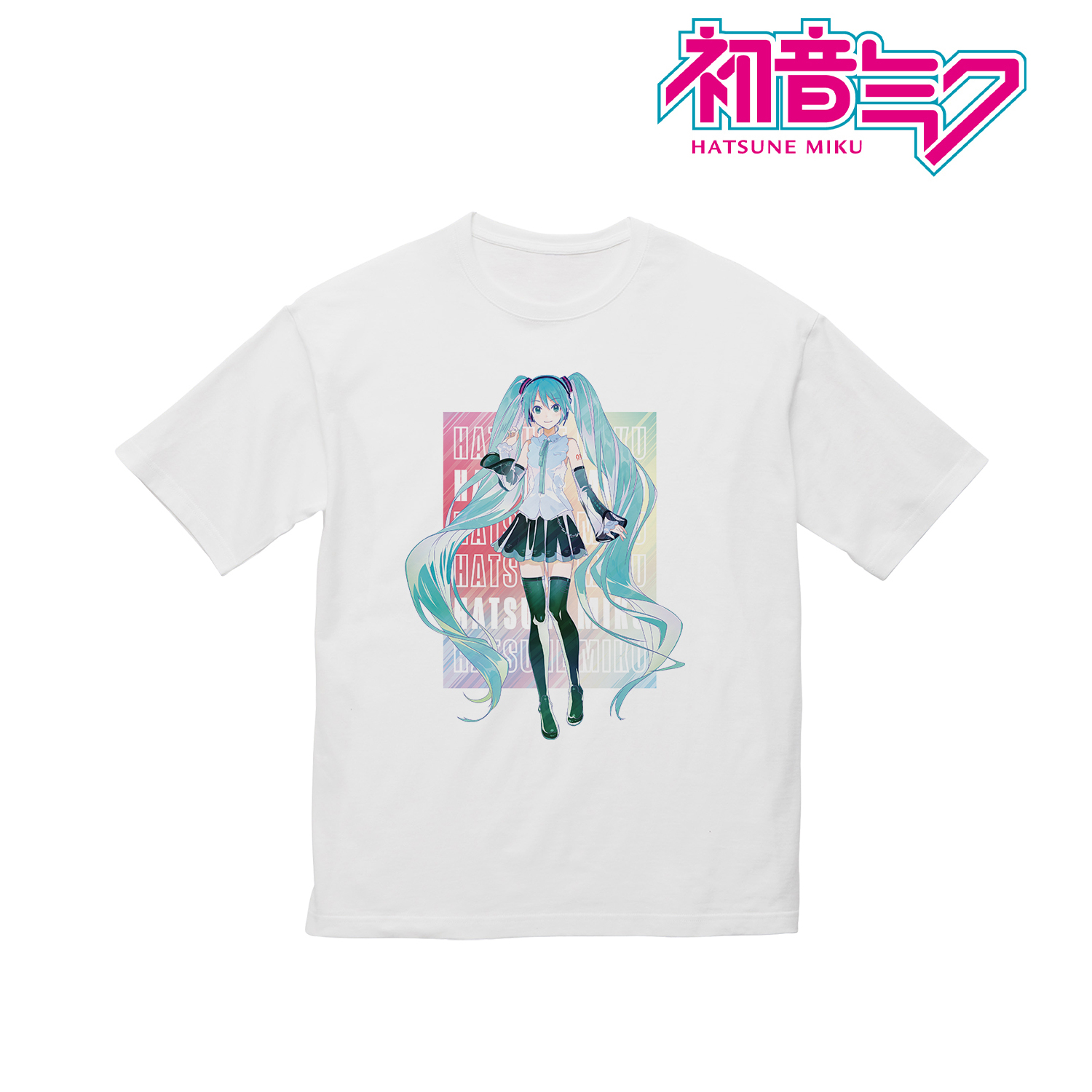 初音ミク NT_Ani-Art 第3弾 BIGシルエットTシャツユニセックス(サイズ/XL)