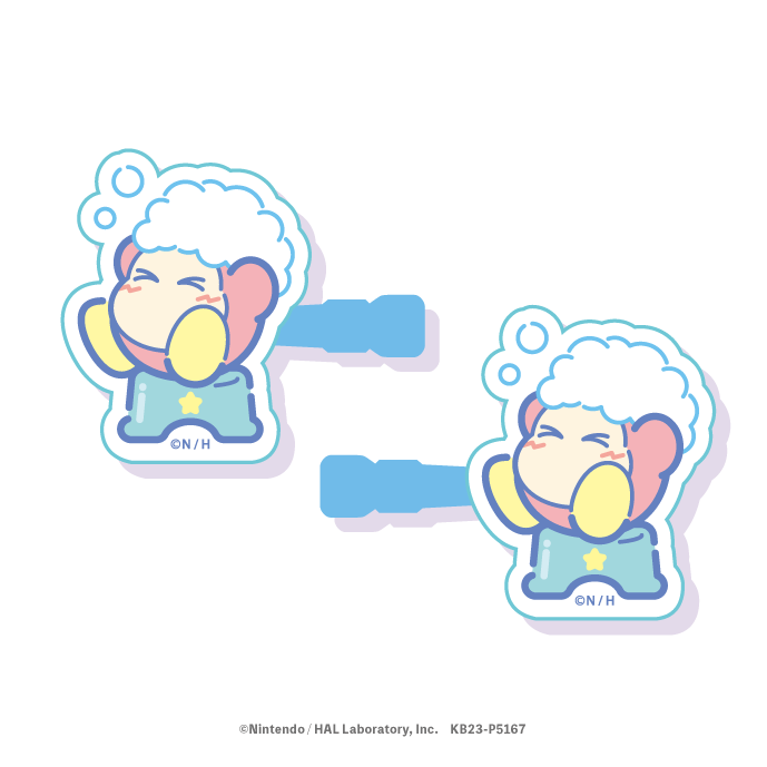 星のカービィ スイートドリームス_アクリルヘアクリップ ?あわあわワドルディ
