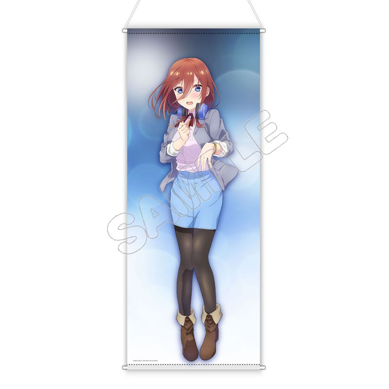 映画 五等分の花嫁_描き下ろしほぼ等身大タペストリー(私服)/中野三玖