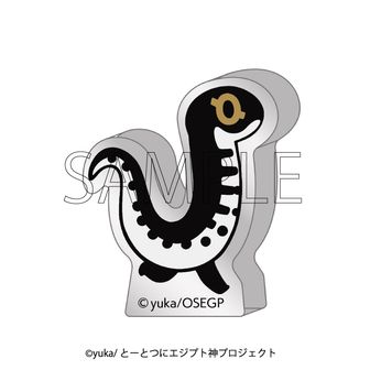 [とーとつにエジプト神2] Anubis ネックレス シルバー(ステッカー付き) とーとつにエジプト神2] Anubis ネックレス シルバー(ステッカー