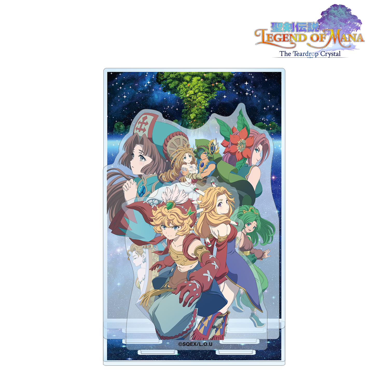 聖剣伝説 Legend of Mana -The Teardrop Crystal-_キービジュアル アクリルジオラマ