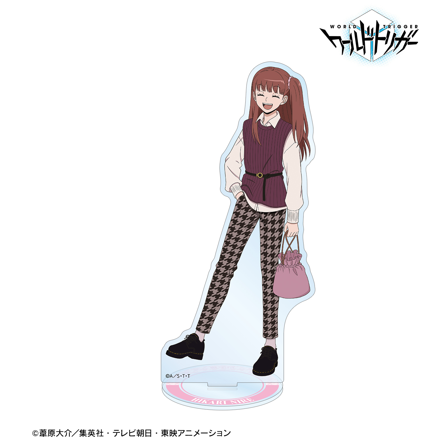 ワールドトリガー_描き下ろしイラスト 仁礼 光 千鳥格子柄ver. BIG