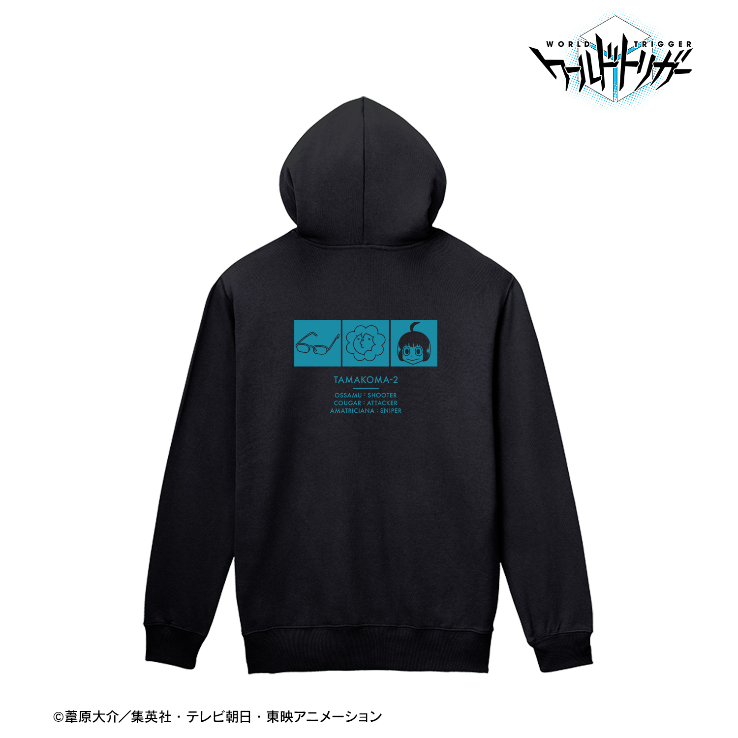 ワールドトリガー_玉狛第2 バックプリントジップパーカー 王子隊作戦会議アイコンver.レディース(サイズ/XXL)