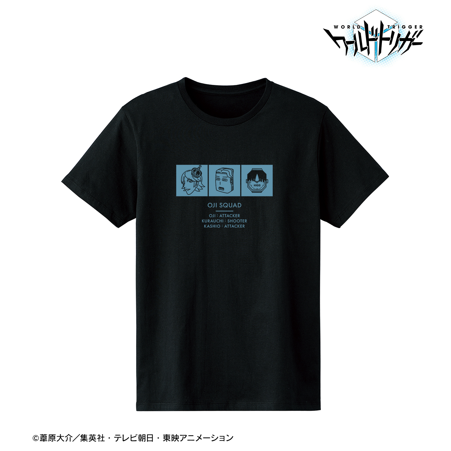 ワールドトリガー_王子隊 Tシャツ 王子隊作戦会議アイコンver.メンズ(サイズ/XL)