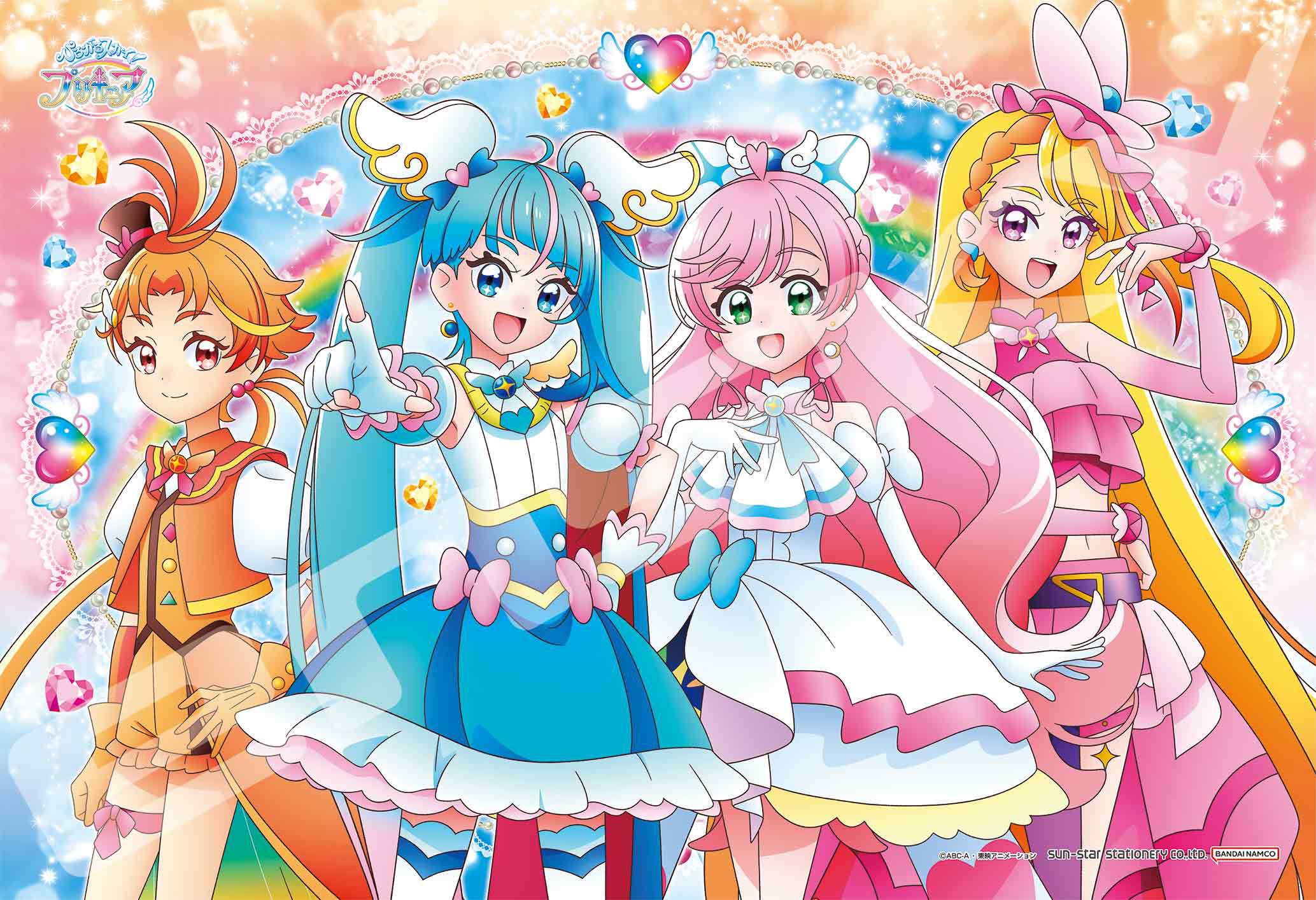 ひろがるスカイ!プリキュア_ジグソーパズル 108ピース 108-L788 虹へ