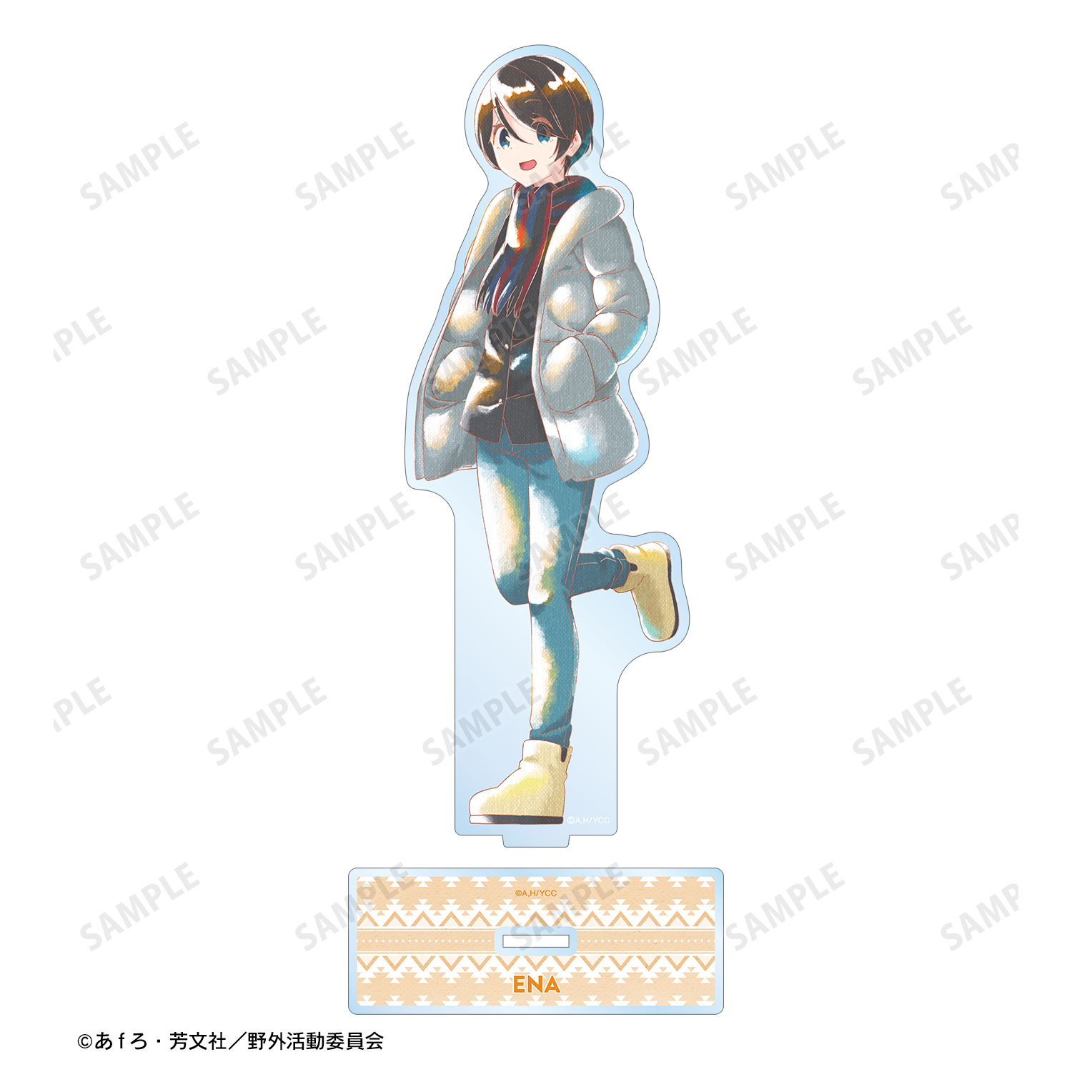 ゆるキャン　エポスカード 100万円特典　マフラータオル　志摩リン & 斉藤恵那 ゆるキャン エポスカード 100万円特典 マフラータオル 志摩リン