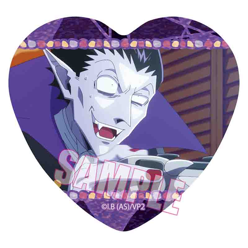 吸血鬼すぐ死ぬ2 ハート缶バッジ ロナルド　35個 吸血鬼すぐ死ぬ2 ハート缶バッジ ロナルド35個