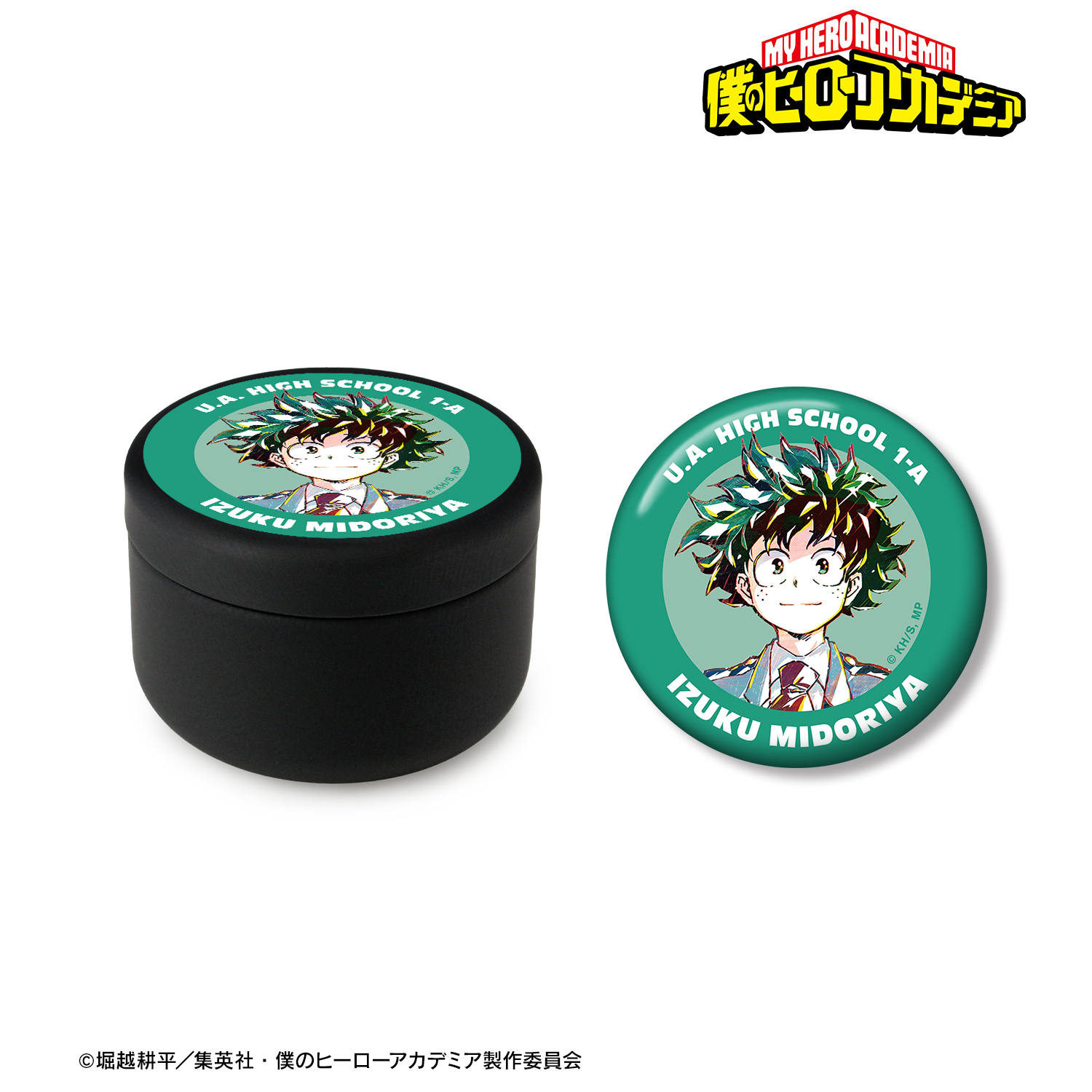 僕のヒーローアカデミア_緑谷出久 Ani-Art 第4弾 vol.2 缶バッジ付きプチ缶ケース