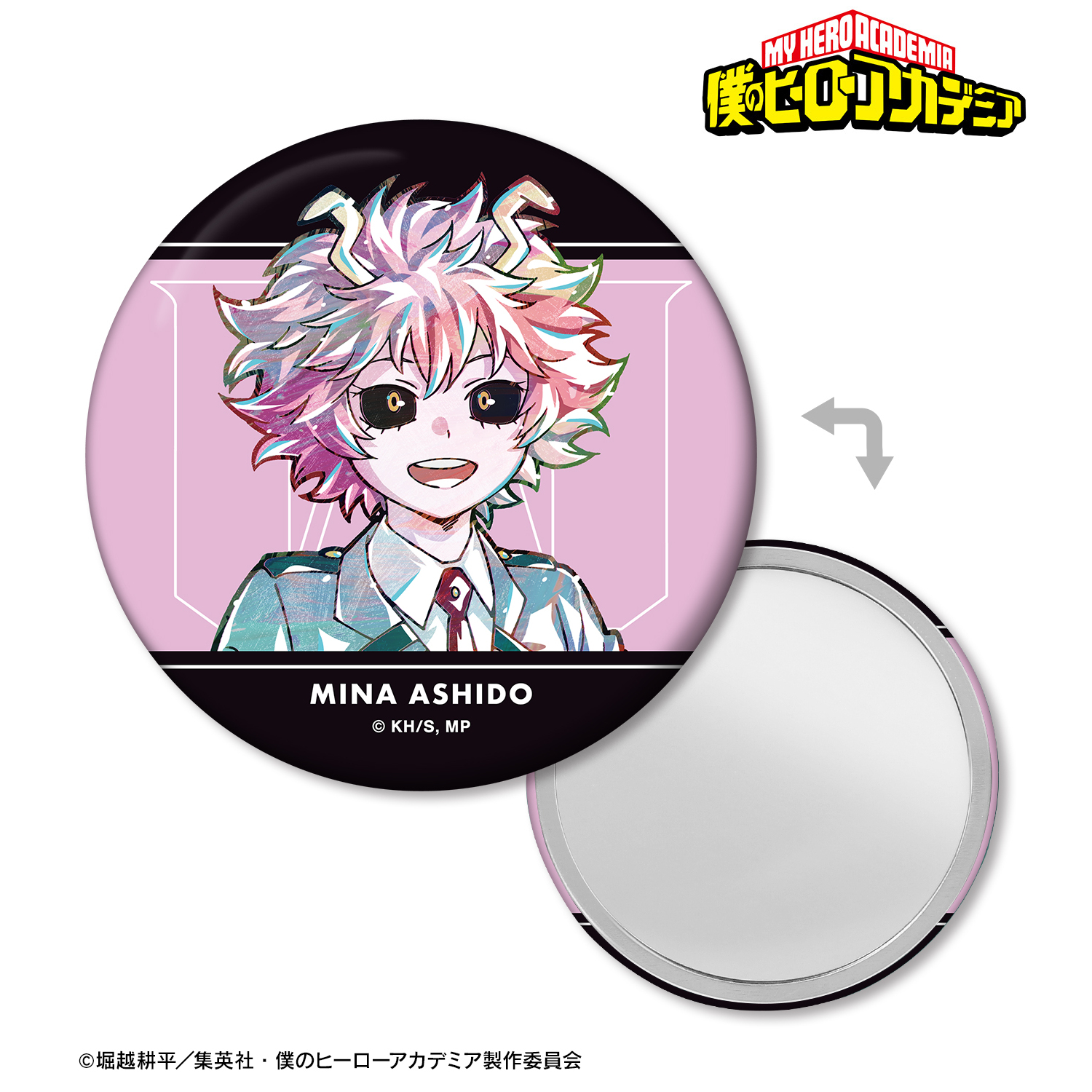 僕のヒーローアカデミア_芦戸三奈 Ani-Art 第4弾 vol.2 缶ミラー