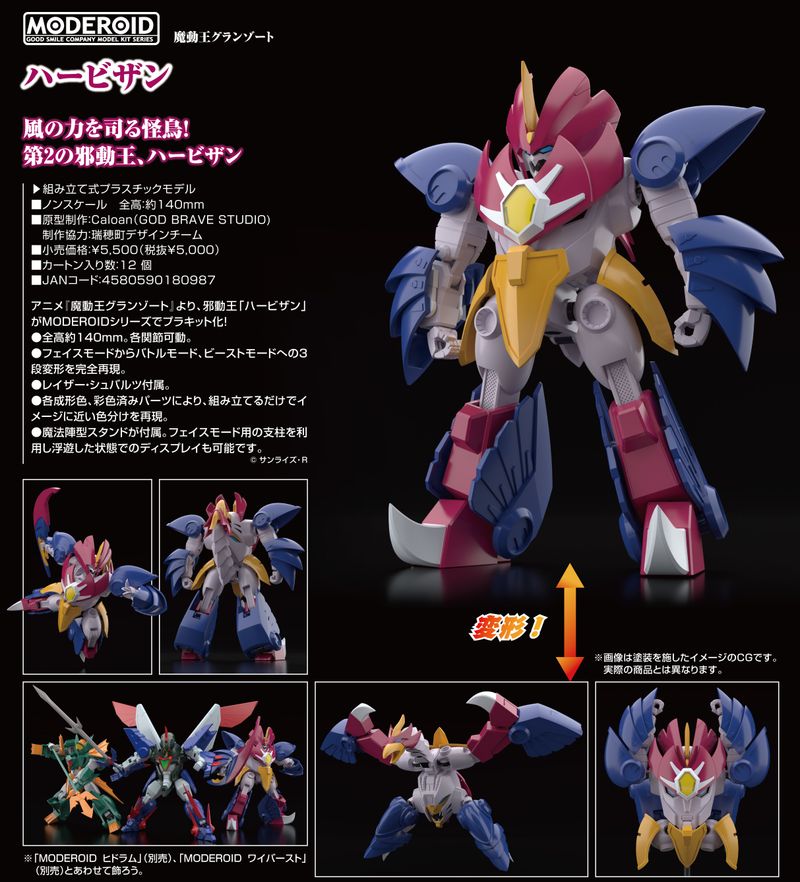 MODEROID 魔動王グランゾート ハービザン | 魔動王グランゾート公式