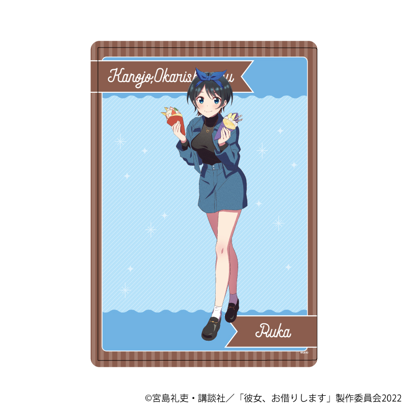 彼女、お借りします_キャラクリアケース12/更科瑠夏　秋葉原デートver.(描き下ろしイラスト)