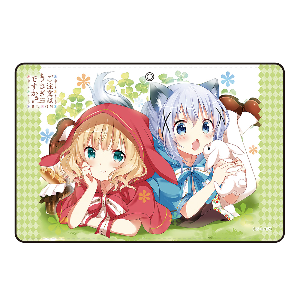 ご注文はうさぎですか？ BLOOM_二つ折りパスケース(チノ&シャロ