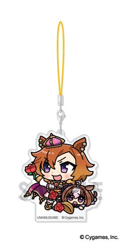 ウマ娘 プリティーダービー_アクリルストラップ ぬいぐるみといっしょ