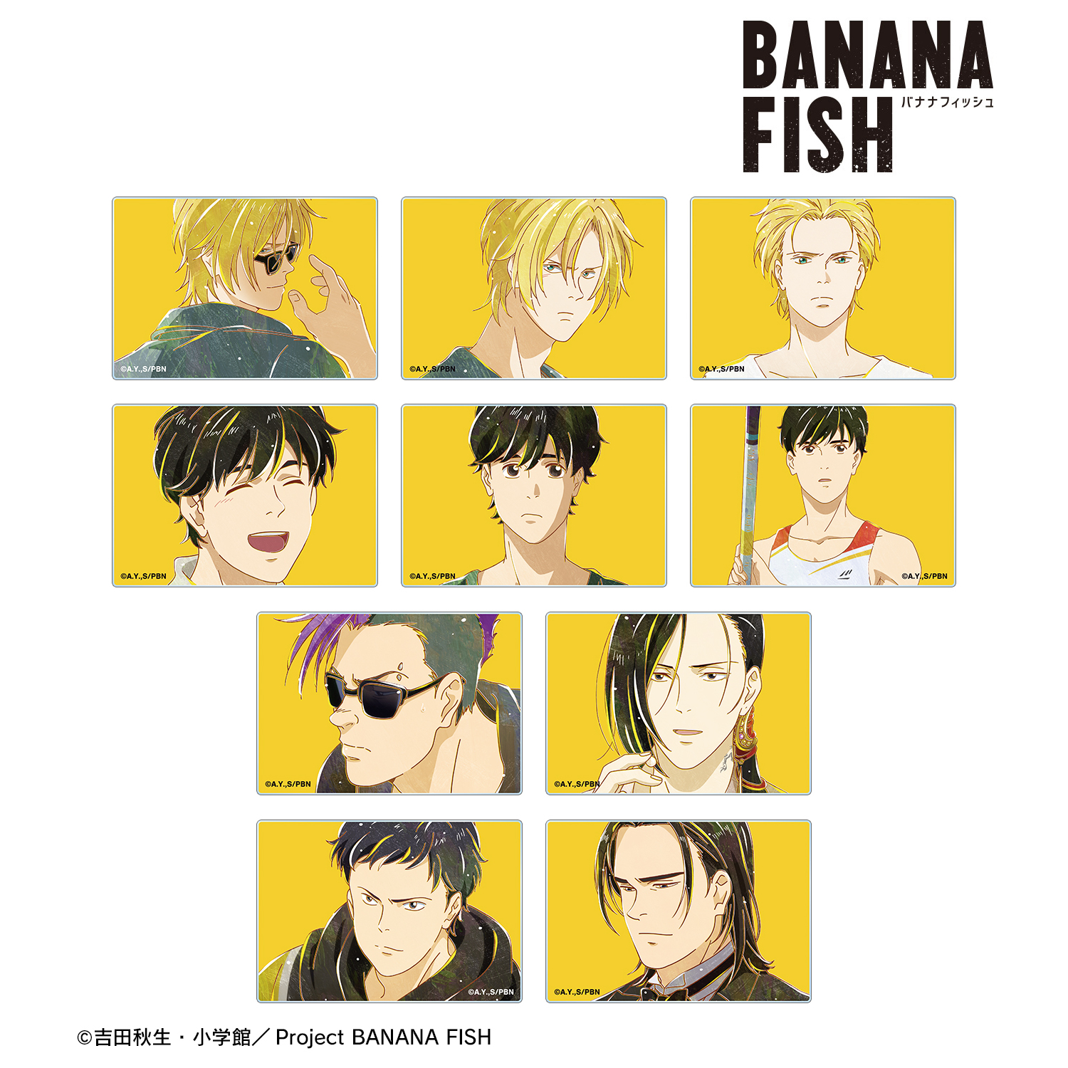 BANANA FISH バナナフィッシュ_トレーディング Ani-Art 第5弾 アクリルカード(単位/BOX)