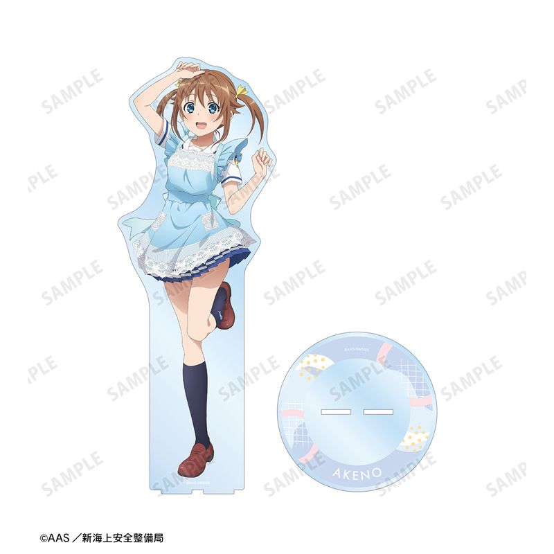 ハイスクール・フリート_描き下ろしイラスト 岬 明乃 制服エプロンver