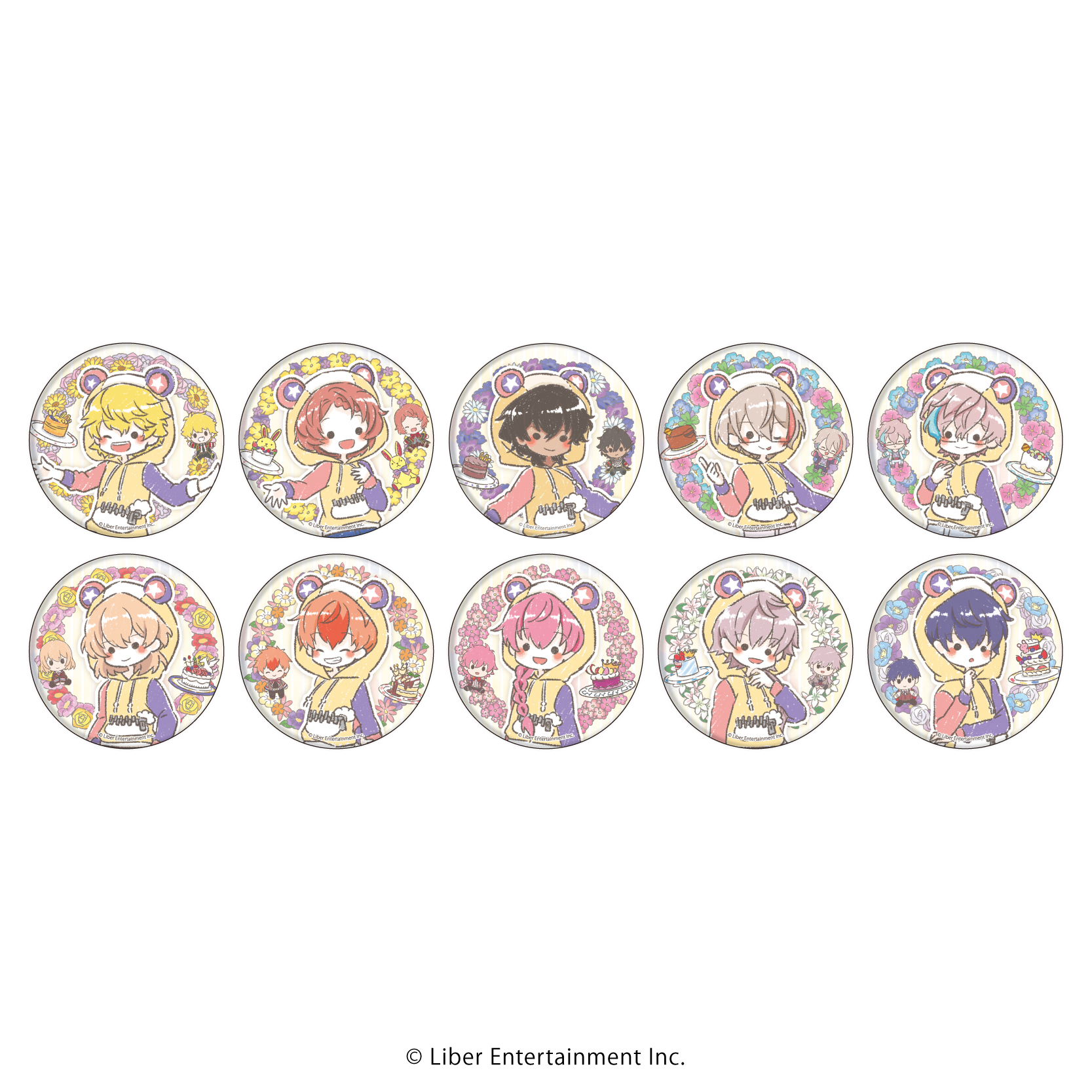 アイ★チュウ Etoile Stage_缶バッジ38/クマ校長パーカーver. ボックス(全10種)(グラフアートイラスト)