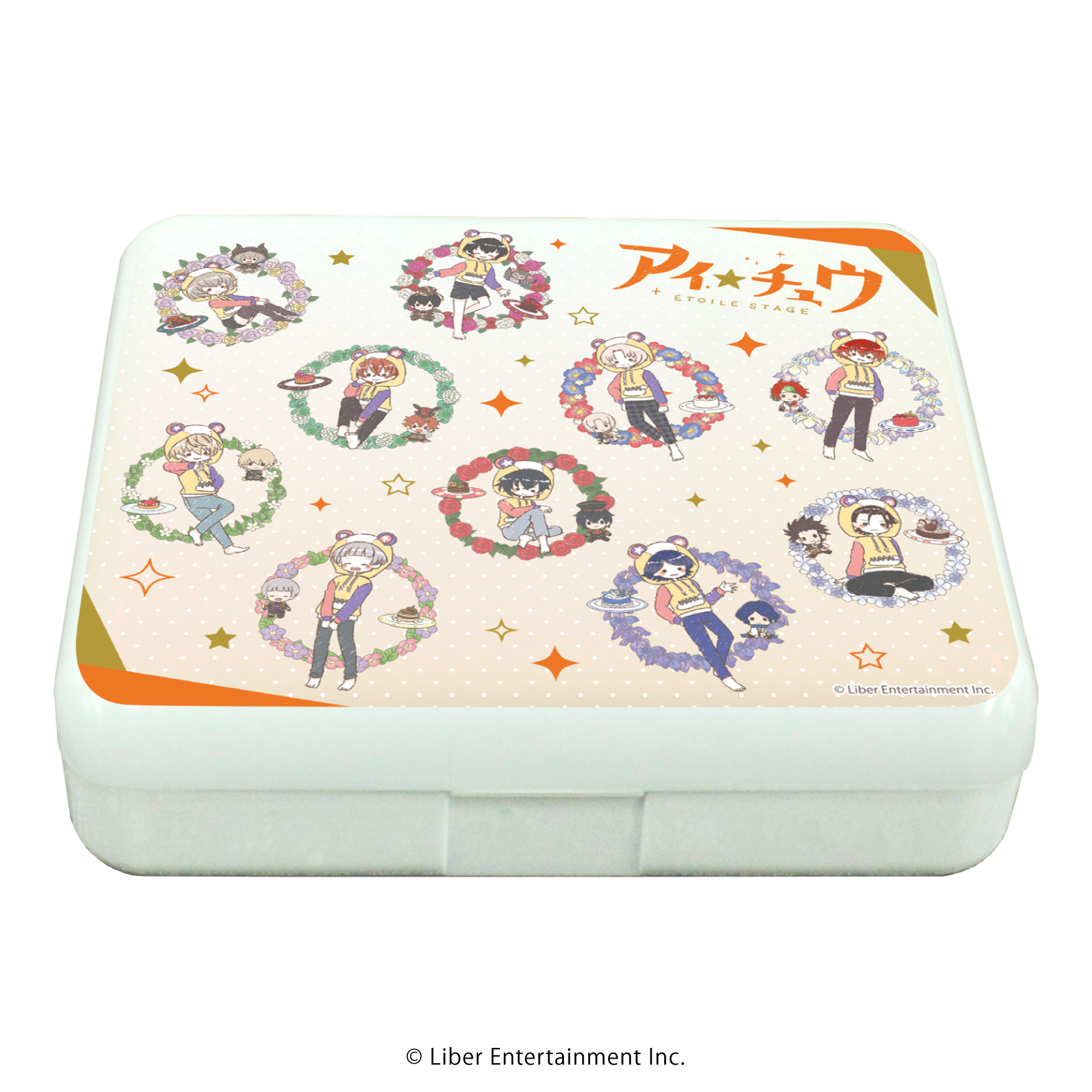 アイ★チュウ ?toile Stage_小物ケース(ラムネ付き)12/集合デザインC クマ校長パーカーver.(グラフアートイラスト)