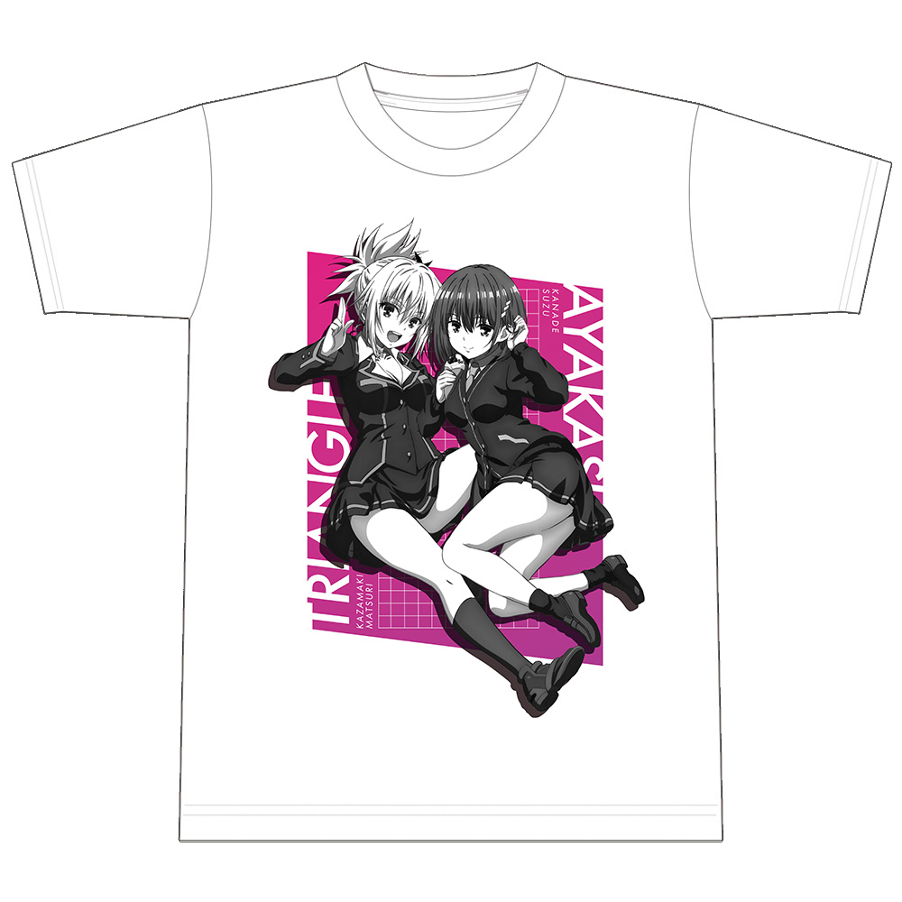 TVアニメ「あやかしトライアングル」 Tシャツ［祭里&すず］ XLサイズ