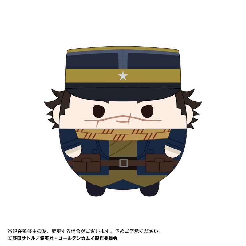 尾形百之助　ぬいぐるみ　ふわコロリン Amazon.co.jp: TVアニメ「ゴールデンカムイ」 スペシャルおすわり