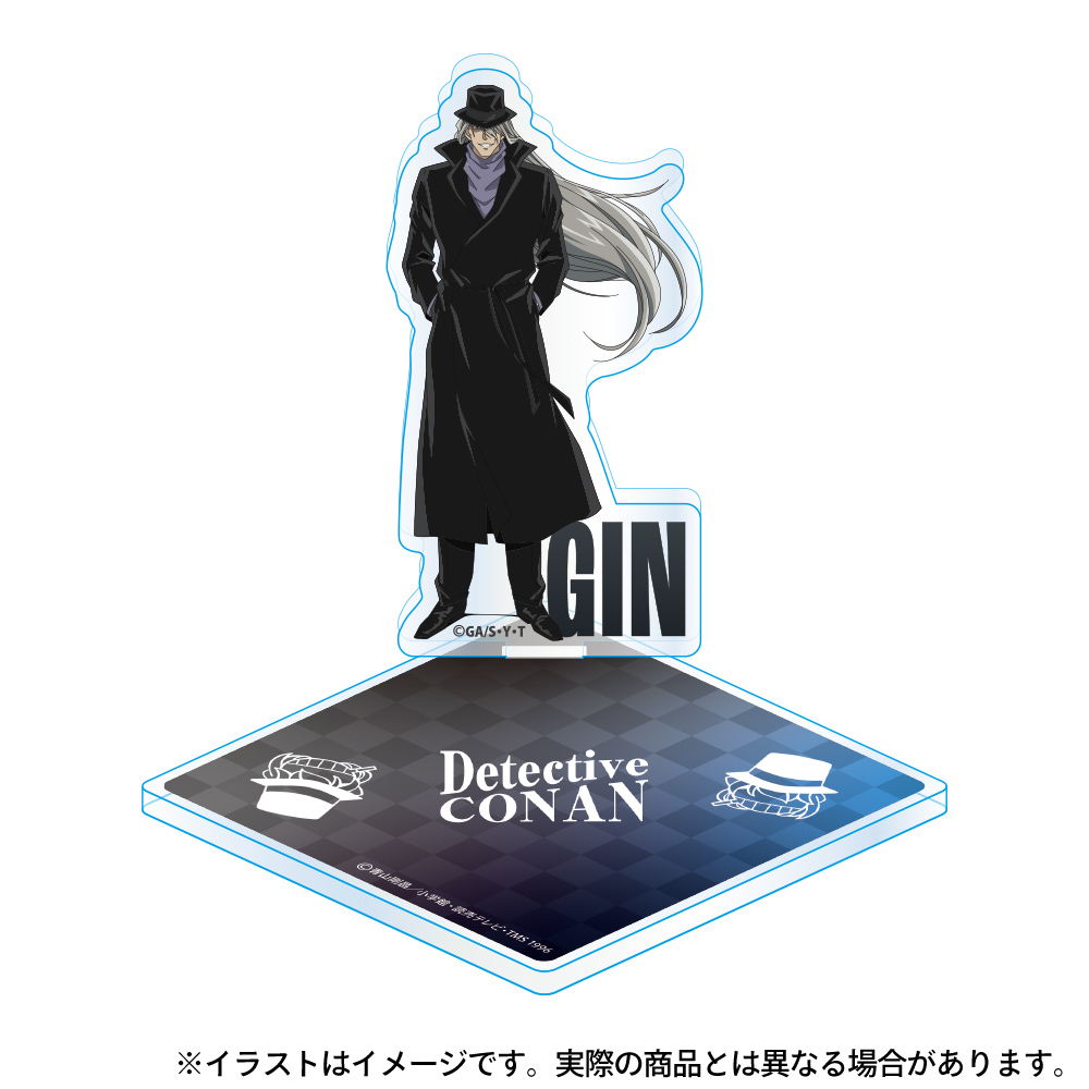 名探偵コナン_キャラ付きアクリルコースター ジンver