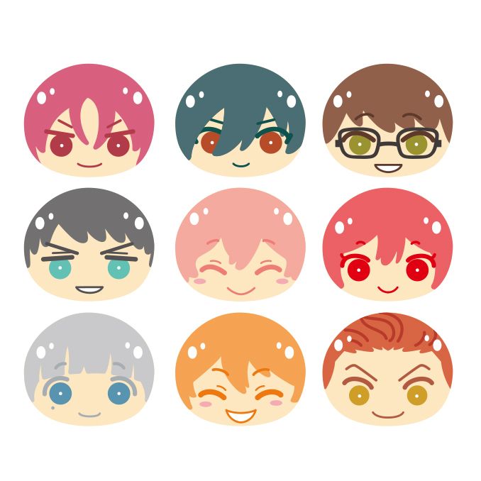 Free! the Final Stroke おまんじゅう にぎにぎマスコット Free!-the Final Stroke-_おまんじゅうにぎにぎマスコット Bbox 1BOX