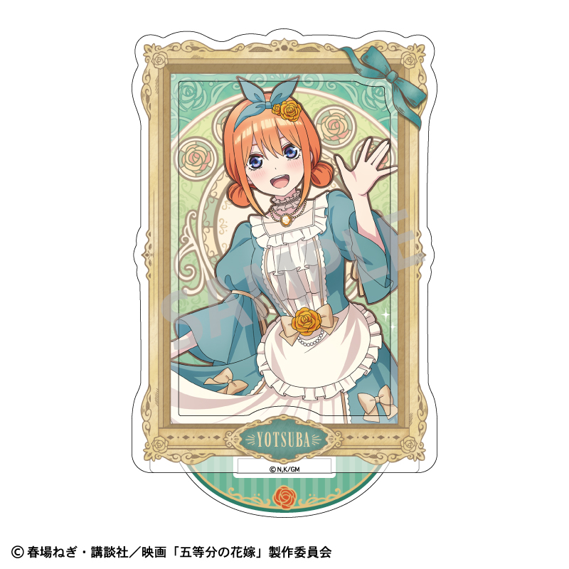 五等分の花嫁_フレームアクリルスタンド_中野四葉_アールヌーヴォー
