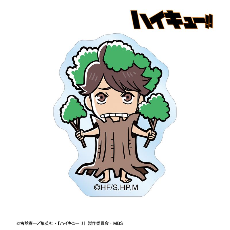 ハイキュー!!_及川（森） マスコットシリーズ アクリルステッカー