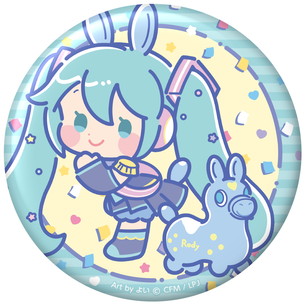 初音ミク はつねミク×RODY_ぷにぷに缶バッジ / A