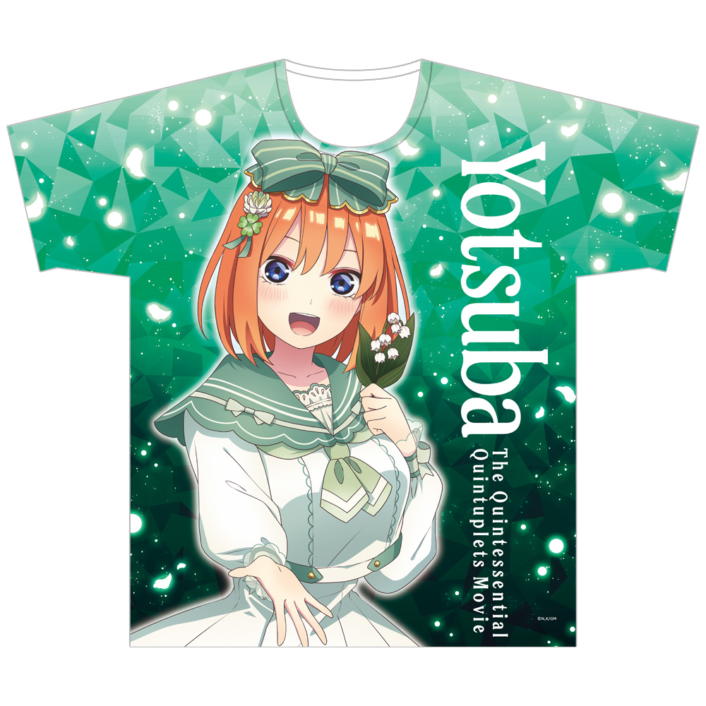 五等分の花嫁 タペストリー tシャツ バレンタイン フルグラフィック 映画「五等分の花嫁」 フルグラフィックTシャツE[中野五月