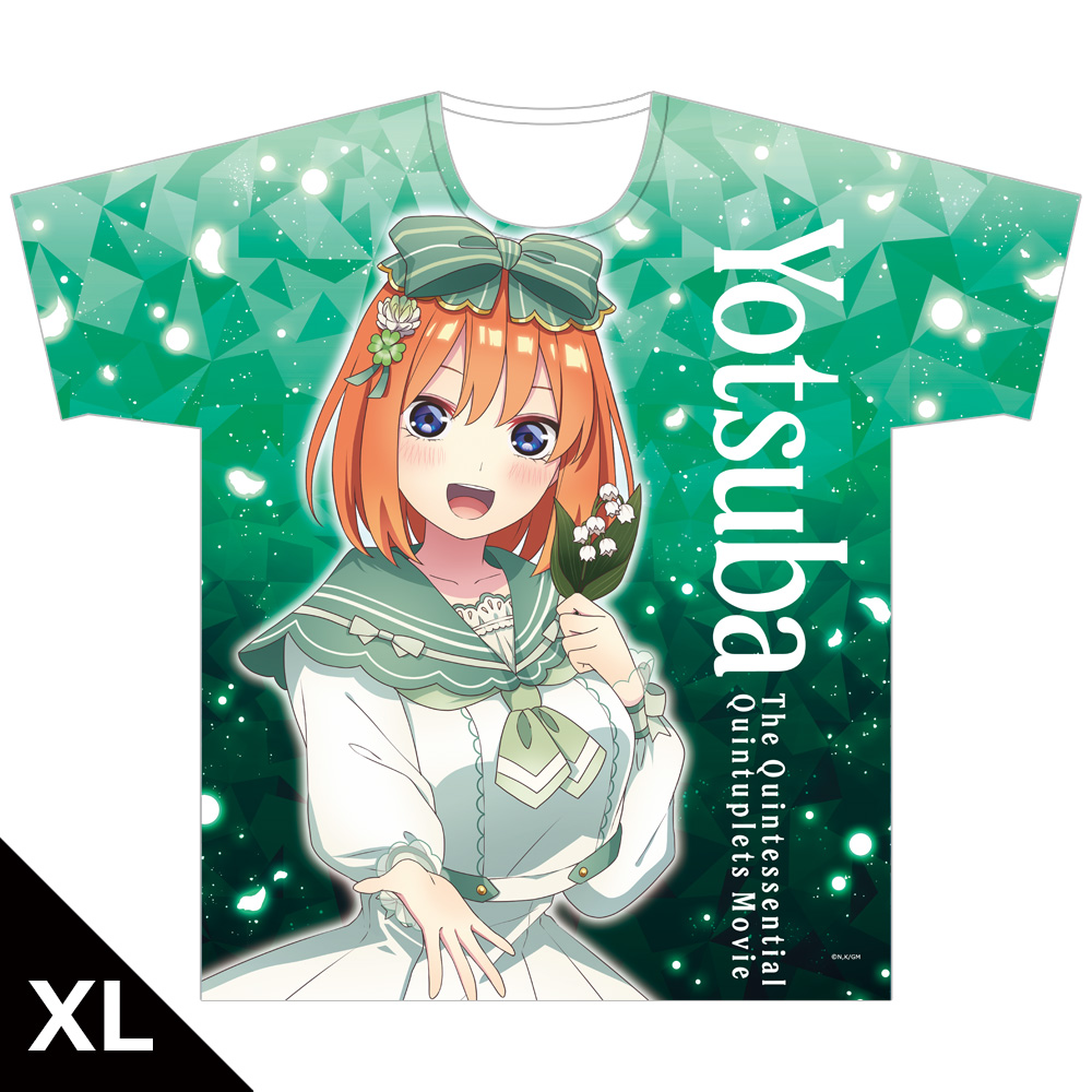 映画 五等分の花嫁_フルグラフィックTシャツD[中野四葉 ロリィタファッションver.] XLサイズ