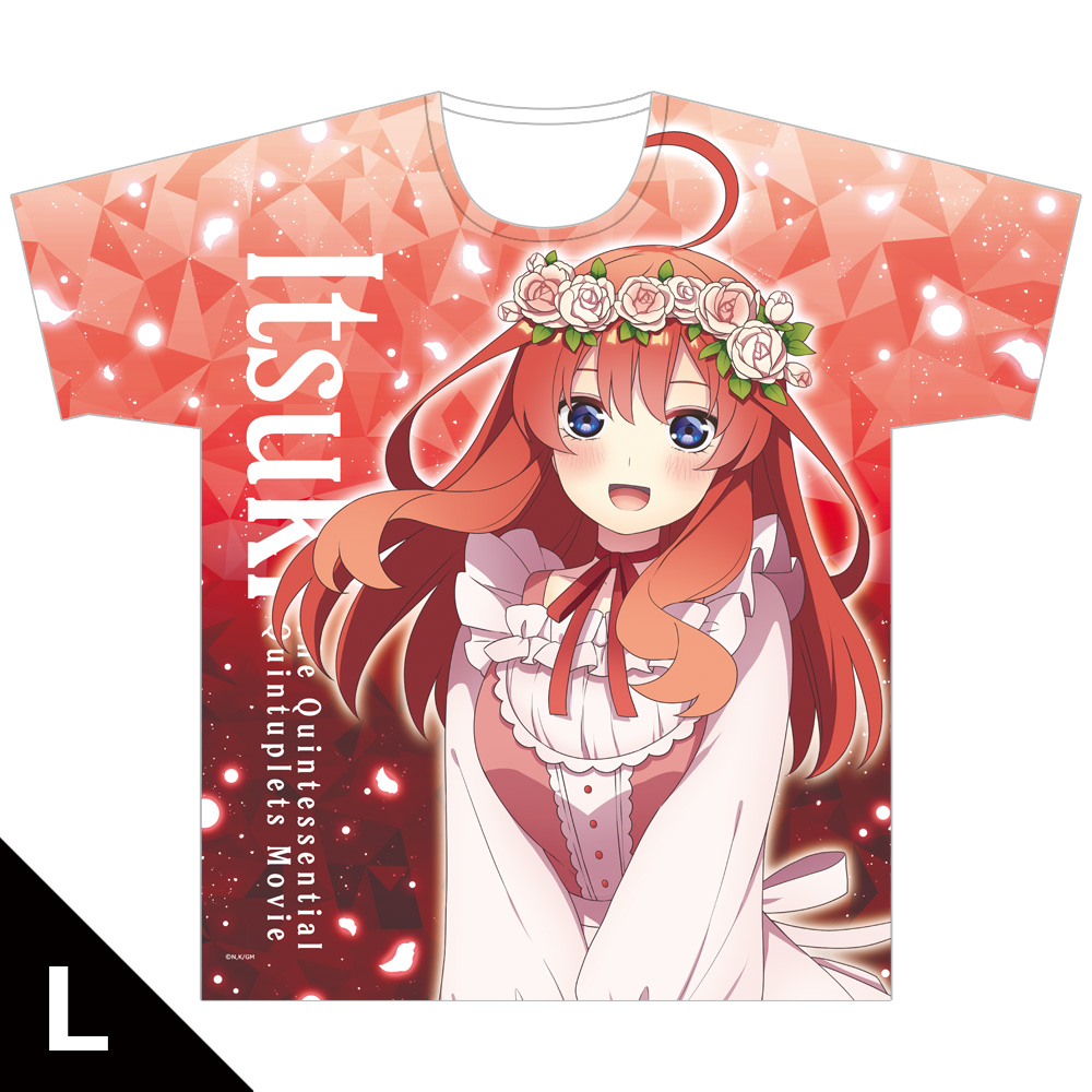 映画 五等分の花嫁_フルグラフィックTシャツE[中野五月 ロリィタファッションver.] Lサイズ