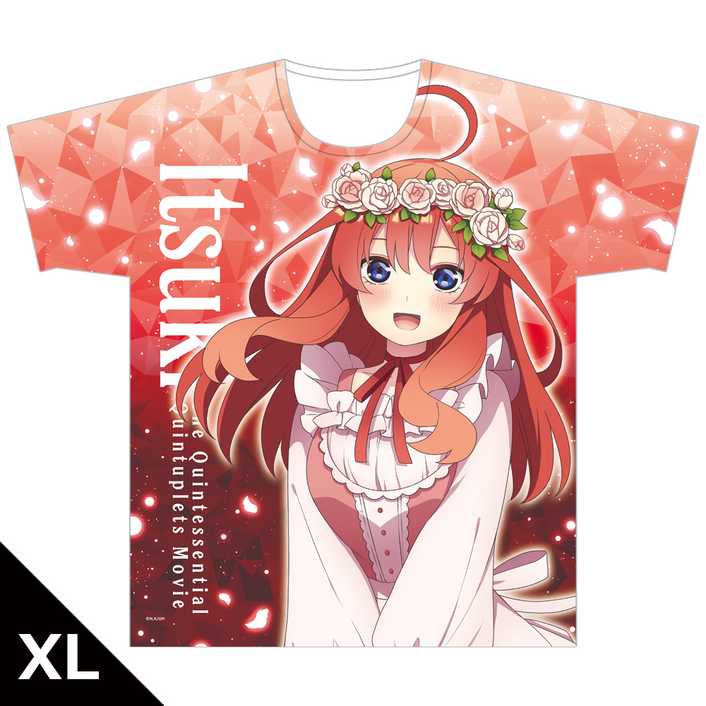 映画 五等分の花嫁_フルグラフィックTシャツE[中野五月 ロリィタファッションver.] XLサイズ