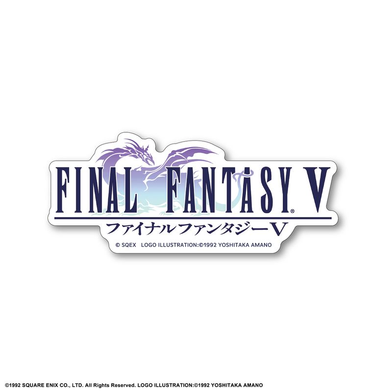 ファイナルファンタジーV_ロゴステッカー | ファイナルファンタジー