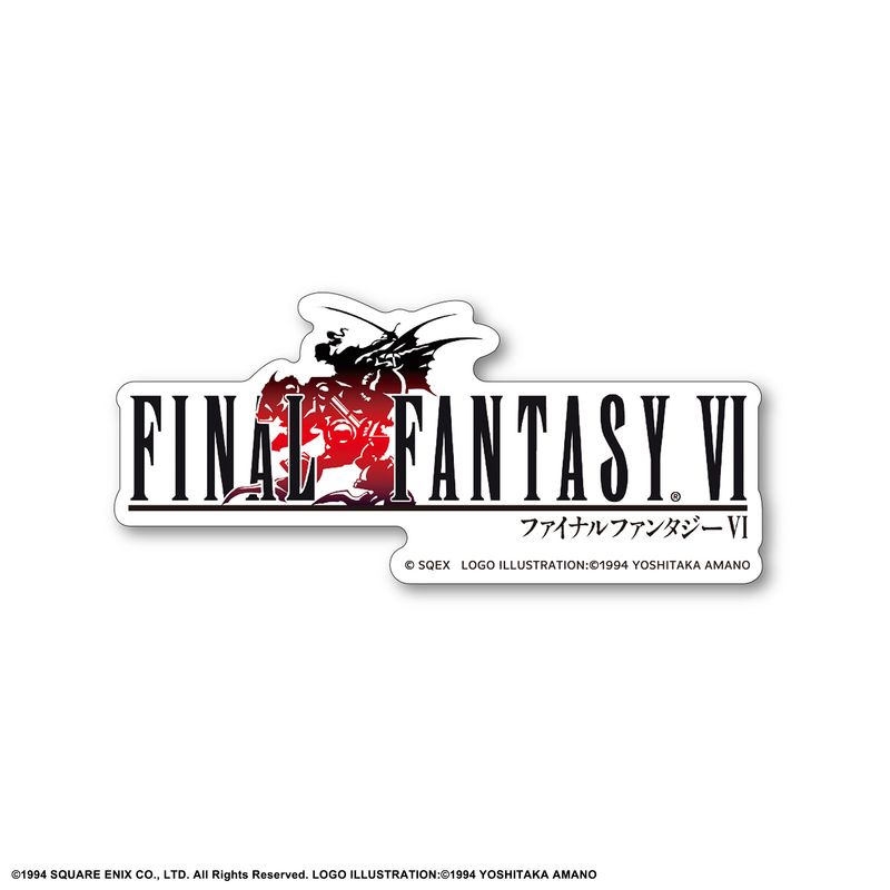 ファイナルファンタジーVI_ロゴステッカー | ファイナルファンタジー